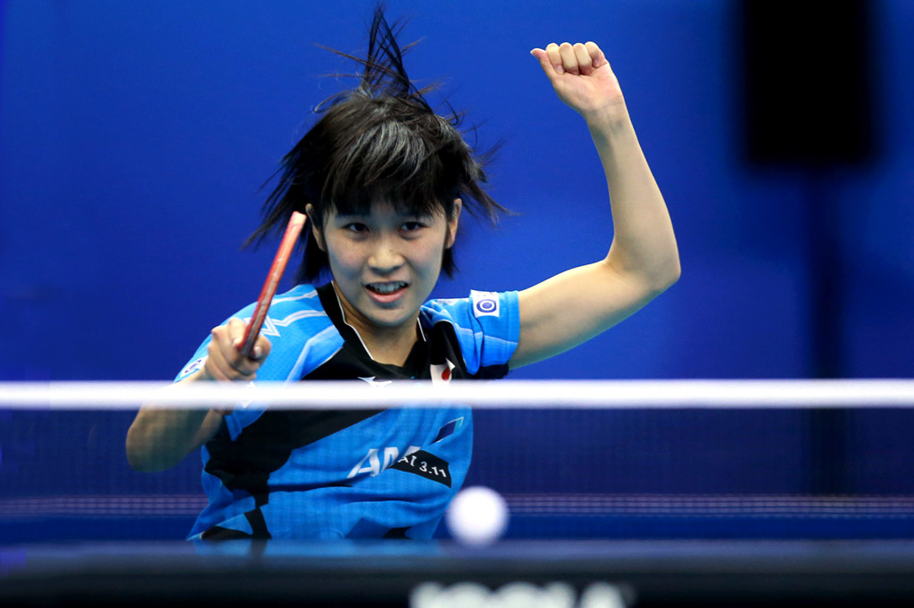 Women's 1/4 Final.Wisdom 2014 World Junior Table Tennis Championships,30 Nov 2014 - 07 Dec 2014, Shanghai, CHN